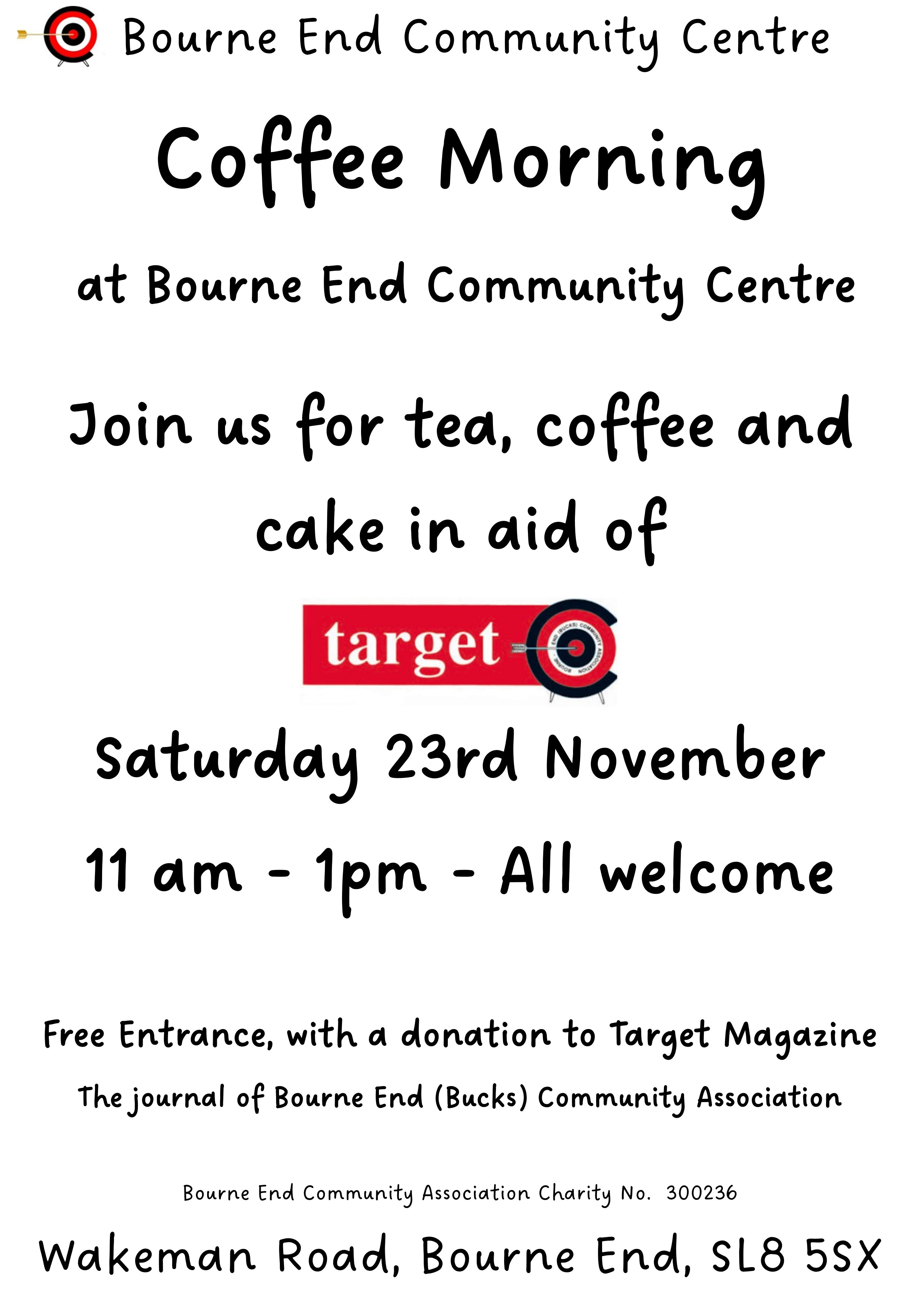 Coffee Morning for Target Magazine