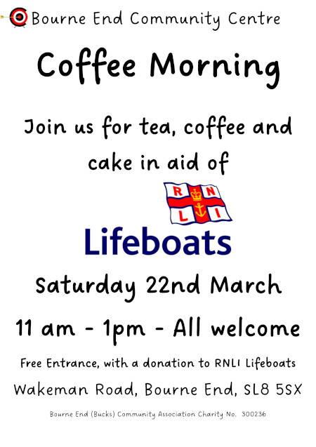 Coffee Morning for RNLI