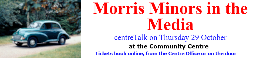 centreTalks - Morris Minors in the Media - Oct 2026