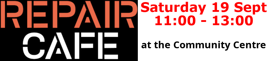 Repair Cafe  - 19 Sept 2026