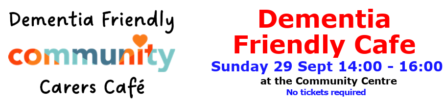 Dementia Cafe 29 Sept 2026