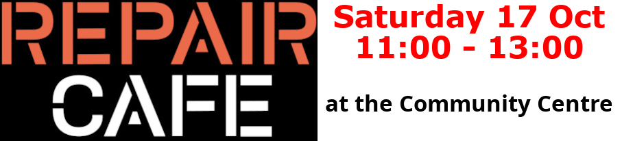 Repair Cafe  - 17 Oct 2026