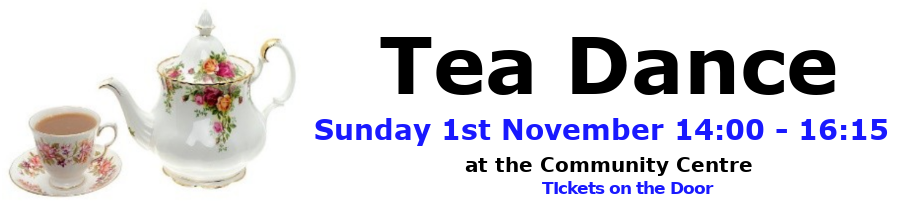Tea Dance - 1 Nov 2026
