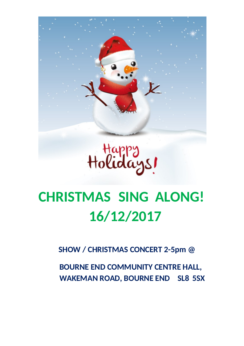 20171216 Chrismas Sing Along