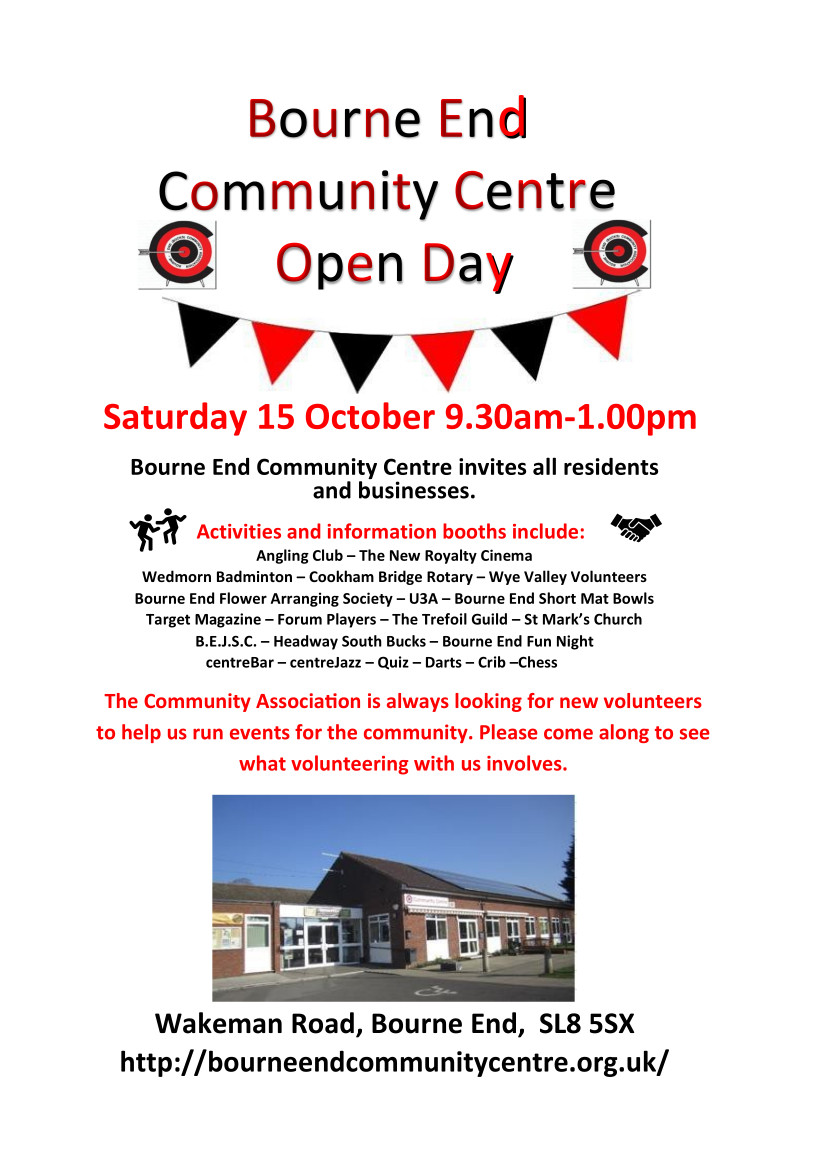 20221015 Bourne End Community Centre Open Day