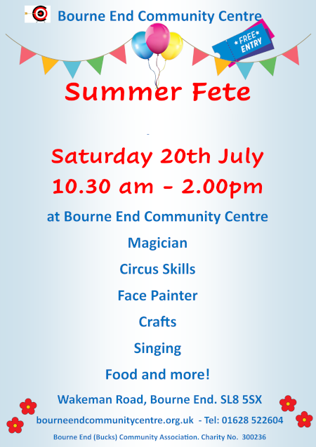 Summer Fete Poster